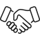 Icon of a handshake